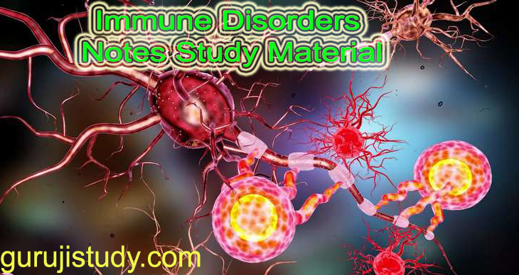 Microbiology Immune Disorders Notes Study Material